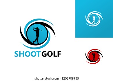 Shoot Golf Logo Template Design Vector, Emblem, Design Concept, Creative Symbol, Icon