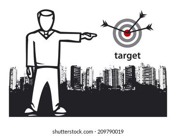 shoot on target