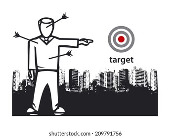 shoot on target