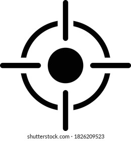 shoot vector glyph flat icon 