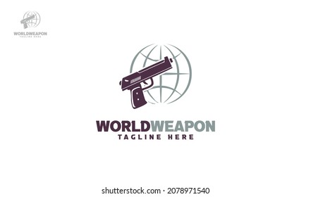 Diseño del logo del mundo de la fotografía. vector