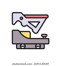 Ilustración vectorial de iconos de accesorios de disparo