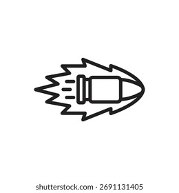 Aufnahmen eines Aufzählungszeichen-Umrisssymbols (Vektorgrafik)
