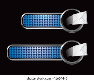 shooting email on blue checkered tabs