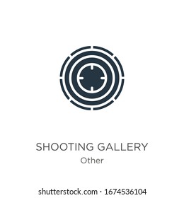 Shooting gallery icon vector. Trendy flat shooting gallery icon from other collection isolated on white background. Vector illustration can be used for web and mobile graphic design, logo, eps10