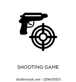 Shooting game icon. Shooting game symbol design from Arcade collection.