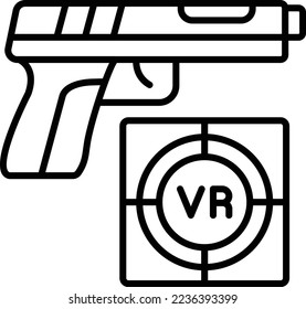 Shooting Game vector icon. Can be used for printing, mobile and web applications.