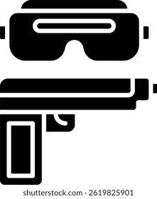 Shooting Game vector icon. Can be used for printing, mobile and web applications.