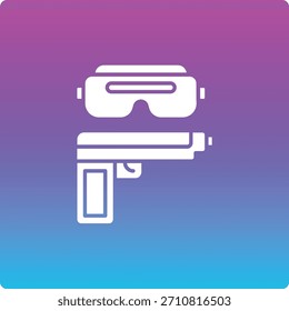 Shooting Game vector icon. Can be used for printing, mobile and web applications.