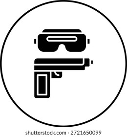 Shooting Game vector icon. Can be used for printing, mobile and web applications.
