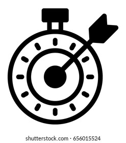 Shooting Glyph Vector Icon