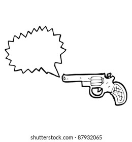 shooting gun cartoon