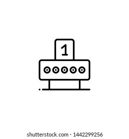 shooting icon sign signifier vector
