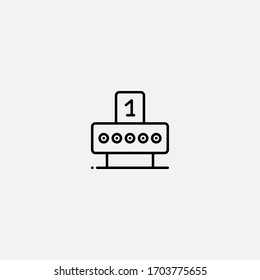 shooting icon vector illustrator sign