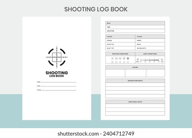 Shooting Log Book Kdp Interior 