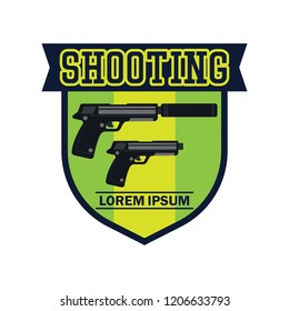 Shooting Logo Text Space Your Slogan Stock Vector (Royalty Free ...