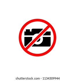 Shooting prohibited ,Forbidden icon , vector sign design