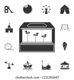 shooting range icon. Detailed set of attractions. Premium graphic design. One of the collection icons for websites, web design, mobile app