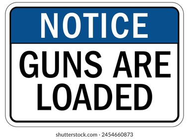 Shooting range sign and labels