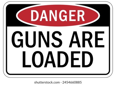 Shooting range sign and labels