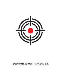 Shooting Range Target Design Vector Stock Vector (Royalty Free ...