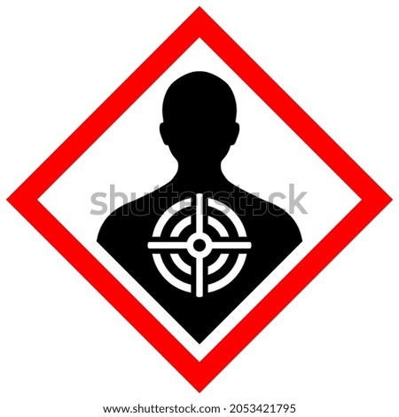 Shooting range warning sign on white background, keep out