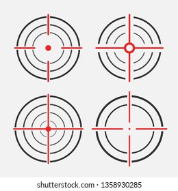 Red Crosshair Images, Stock Photos & Vectors | Shutterstock