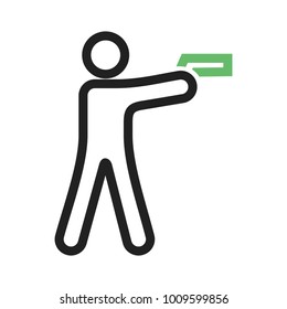 Shooting in standing position