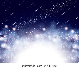 shooting star background