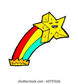 caricatura de estrella de tiro