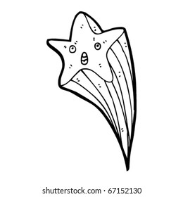 caricatura de estrella de tiro