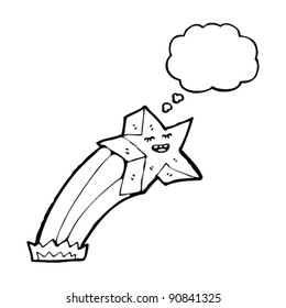 personaje de caricatura de estrella de tiro