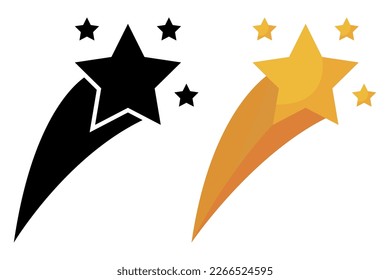Glifo Estrella De Tiro Y Vectorarte Plano
