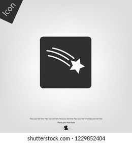 Shooting star icon