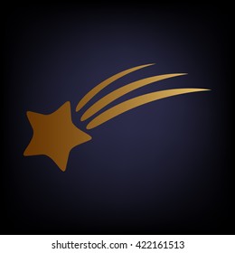 Shooting star icon