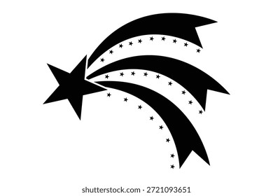 Stern-Symbol, Stern-Symbol und Stern-Symbol, Vektorgrafik eines Sterns