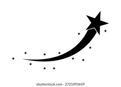 Stern-Symbol, Stern-Symbol und Stern-Symbol, Vektorgrafik eines Sterns