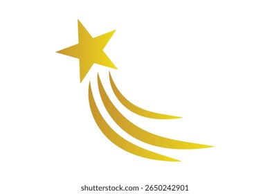 shooting star icon, stars and stripes icon. vector illustration.
