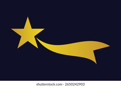 shooting star icon, stars and stripes icon. vector illustration.