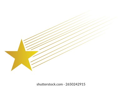 shooting star icon, stars and stripes icon. vector illustration.