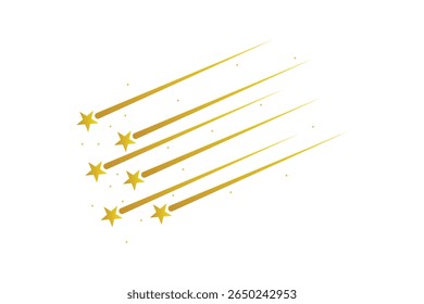shooting star icon, stars and stripes icon. vector illustration.
