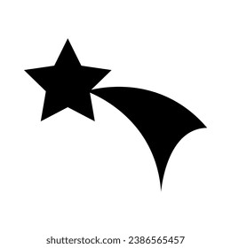 vector de icono de estrella de tiro aislado