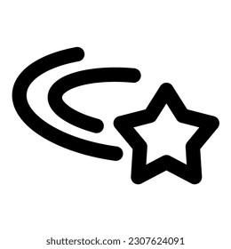 icono de estrella de tiro Ilustración vectorial Ilustración