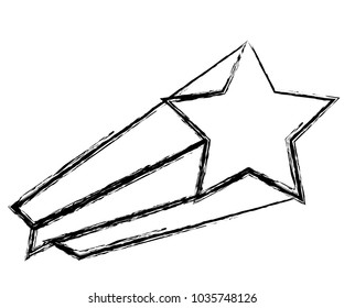 Shooting Star isolated icon