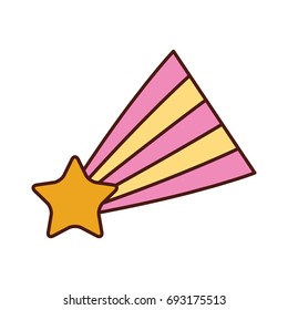 Shooting Star isolated icon
