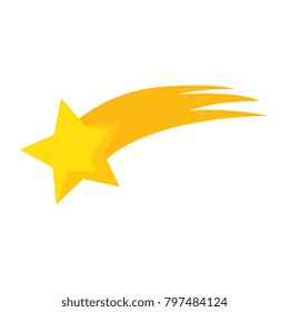 Shooting Star isolated icon