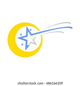 shooting star logo