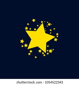 shooting star logo icon