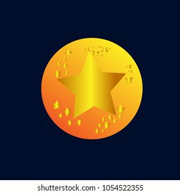 shooting star logo icon