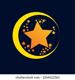 shooting star logo icon